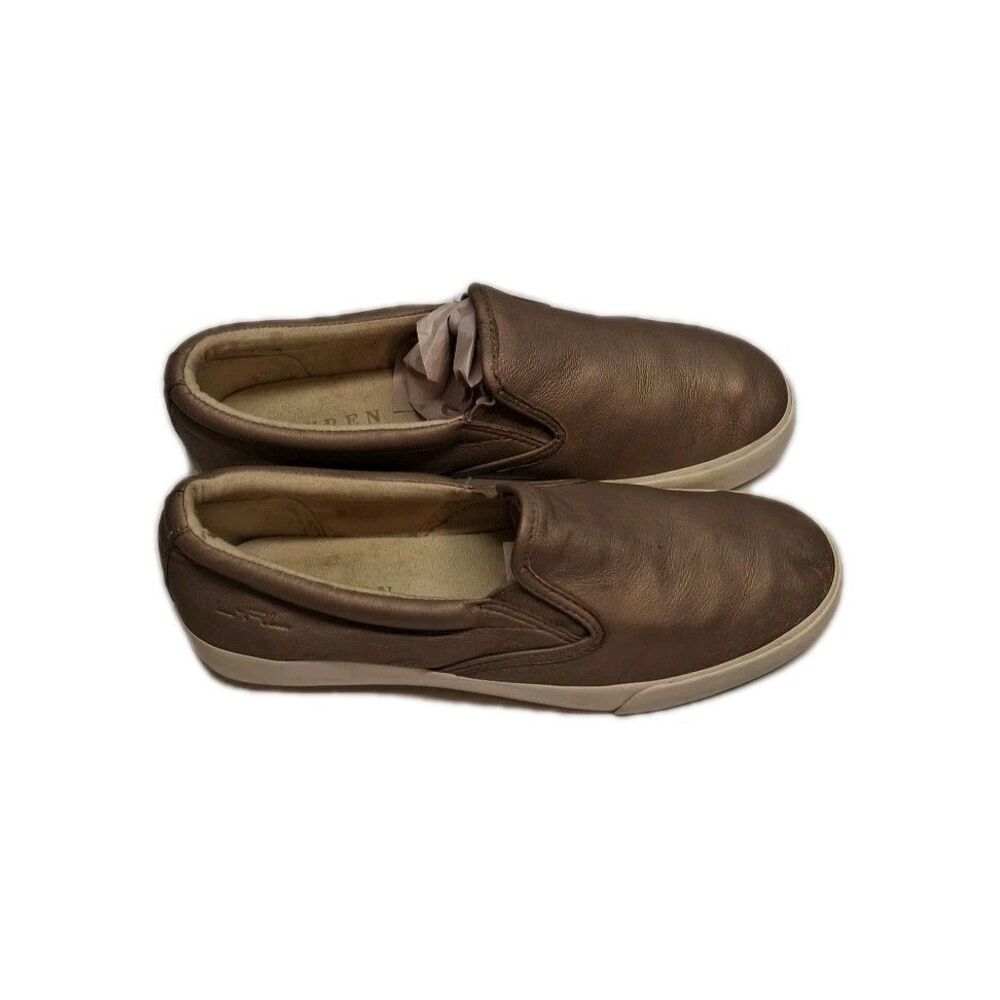 Lauren Ralph Lauren Slip Ons Pearlized Matte Size 8b #0200001087